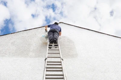 Peinture extérieure à la Meauffe — façades et ravalement